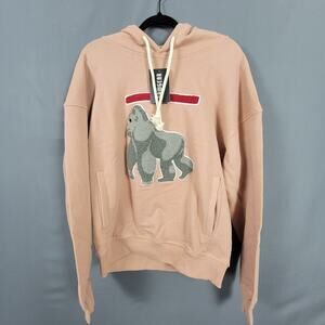 RawGear Tan Gorilla Patch Hoodie NWTStreetwear NWT